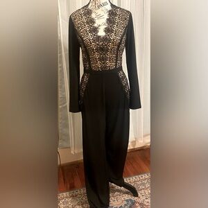 Black and tan full length jumpsuit 🖤🤎